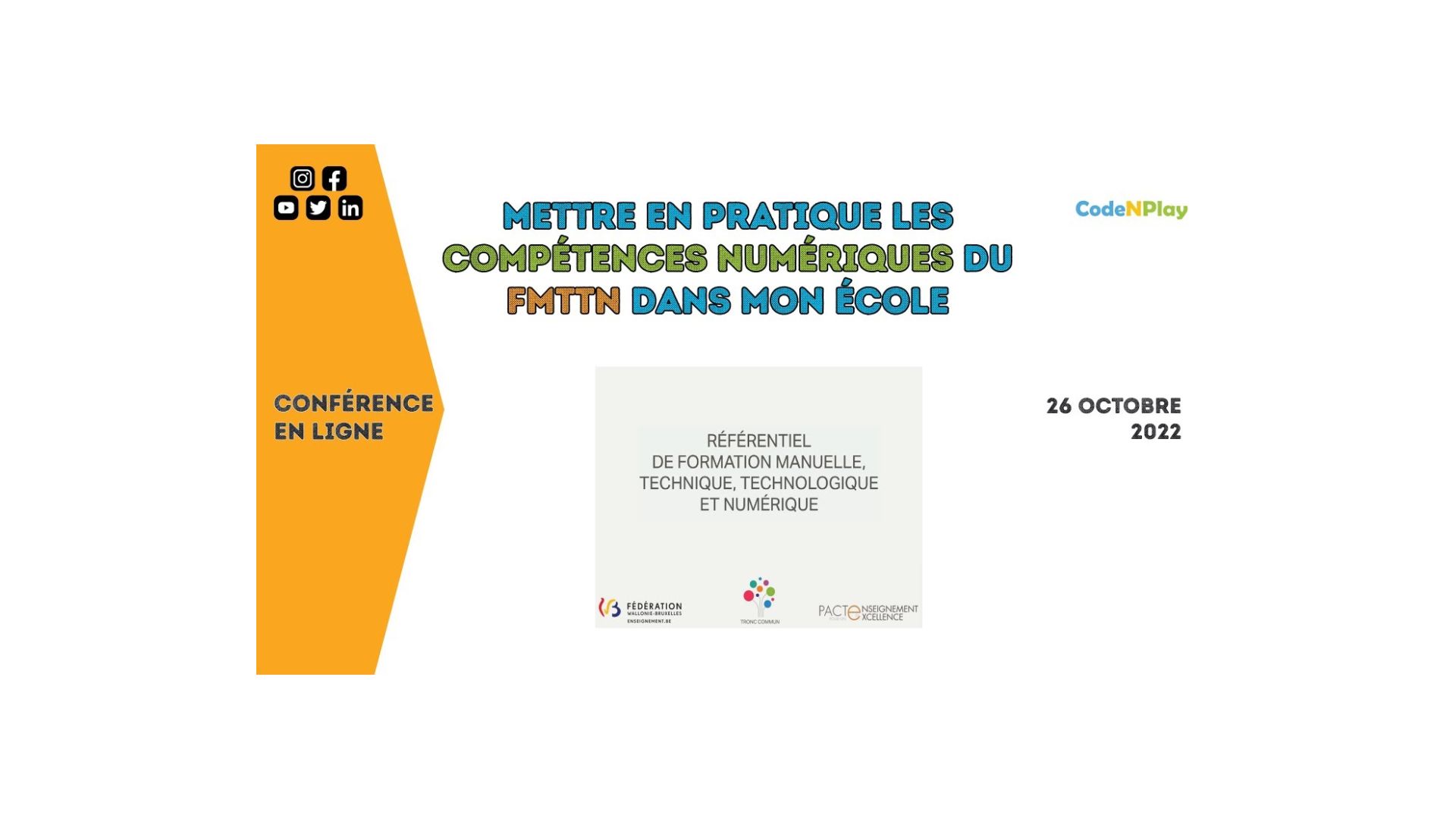 Lire la suite à propos de l’article Mettre en pratique les compétences numériques du FMTTN dans mon école